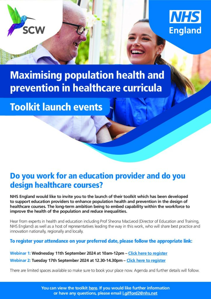 Maximising Population Health Poster – Audience